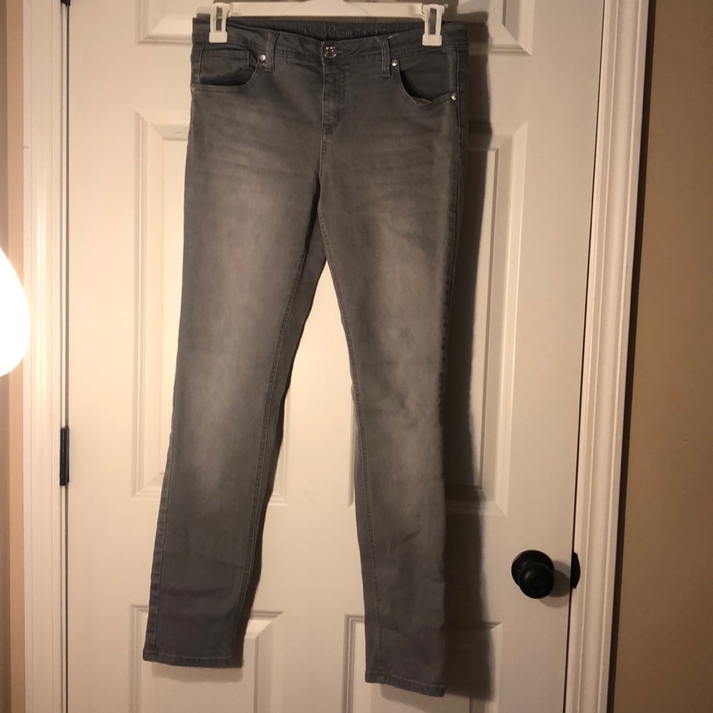 Justice premium gray jeans